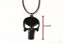 Pendentif crane noir collier