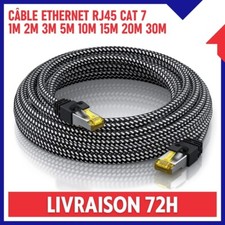 Câble réseau ethernet - ethernet, rj45