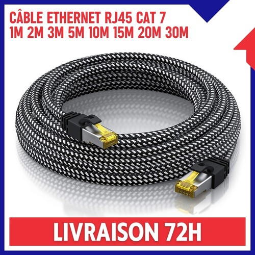 Câble réseau ethernet rj45 - réseau,