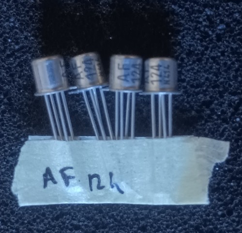 Transistor af124 germanium pnp - transistor,