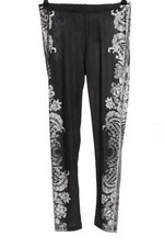 BDG Legging Dames T 42 gris clair-blanc style décontracté