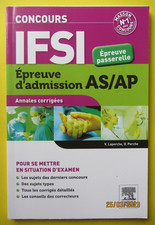 IFSI Epreuve d'admission AS/AP - épreuve passerelle  - annales corrigées
