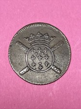 MONNAIE ROYALE LOUIS XIV SIEGE DE LILLE 1708 SUCCESSION D'ESPAGNE # 1013 BIS