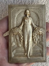 Rare Plaque Medaille ART DECO
