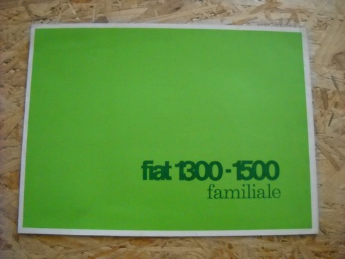 Brochure catalogue fiat 1300 - catalogue,