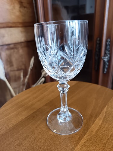 Verre cristal taillé à - verre, en