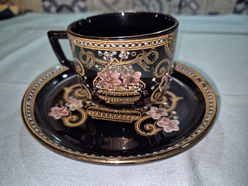 Tasse café émaillée - tasse, a