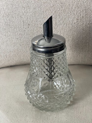 Sucrier verre ciselé avec - sucrier,