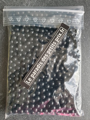 Sachet 1000 billes - 1000, noires