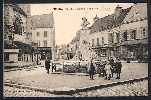 Cpa villenauxe monument - villenauxe,,