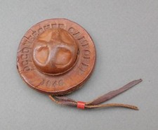Boy Scouts of America. Leather Hat. Occoneechee Camporee 1946.