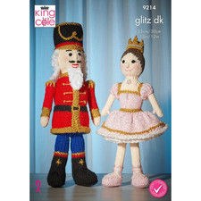 Modèle King Cole Le Casse-Noisette Et La Princesse Tricoté En Glitz DK 9214
