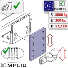 Plaque de rehausse boule