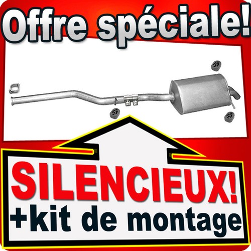 Silencieux arriere pour - silencieux,