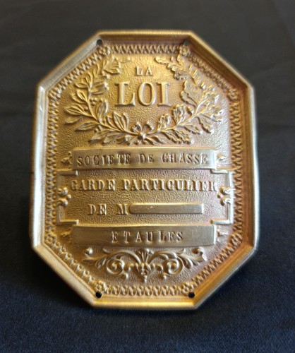 Ancienne plaque insigne - ancienne,