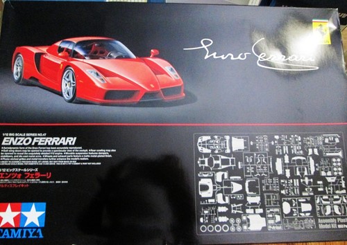 Model kit tamiya enzo - model,