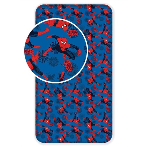 Drap housse fitted spiderman - housse,