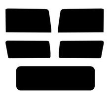 Vitre Teintée Pré Découpée pour Hummer H2 2002-09 5% Limousine Noir Arrière Film