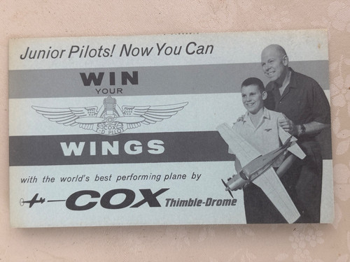 1962 cox thimble drome junior - 1962, thimble-drome