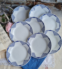 8 ANCIENNES ASSIETTES A DESSERT PANTIN MOULIN DES LOUPS