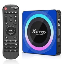 Android TV Box Boitier TV Android 13 avec 2GB RAM 16GB ROM RK3528 Quad-Core 6...