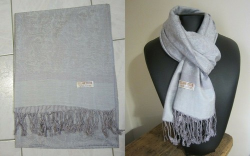 Echarpe pashmina laine soie - &,