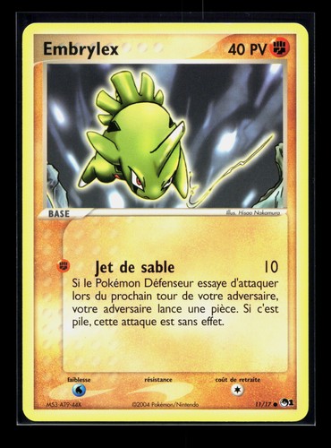 Carte pokémon embrylex 17 - carte,