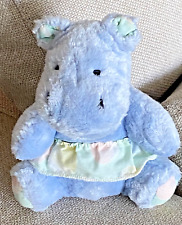 Rare  Peluche Doudou Hippopotame  Boulgom  19cm assis Vintage TBE