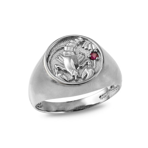 Sterling silver cancer zodiac - sterling,