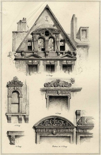 Paris rue saint denis - paris, facade