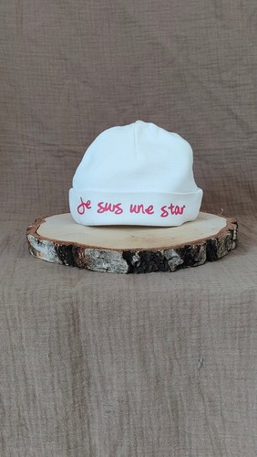 Bonnet naissance coton - naissance, en
