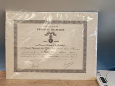 Diplome Medaille Militaire