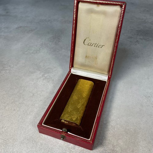 Briquet gaz cartier doré - cartier,
