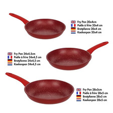 Lot de 3 Poêles à Frire