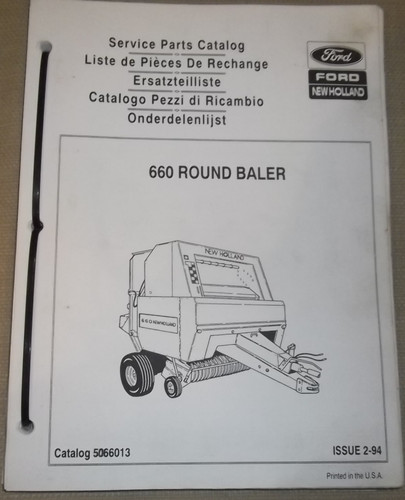 New holland 660 manuel - 660, de