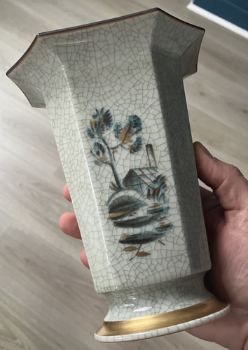 Beau vase craquelé - craquelé, décor