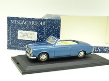 Miniacars 43 1/43 - Peugeot 403 Cabriolet Chapron Bleue 1957