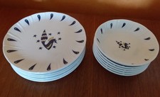 6 Assiettes et 6 coupellesJean