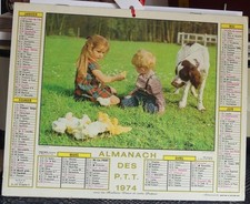 Calendrier des postes 1974