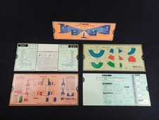 Rare lot x5 abaque regle calcul calculateur VENOT PIC OMARO métier ancien