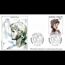 FDC LNF - L'Ephèbe d'Agde, statuette hellénique - 15/5/1982 Agde