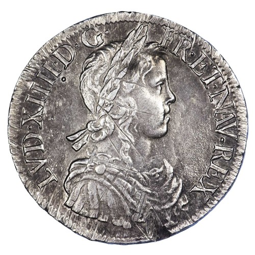 France louis xiv écu 1652 - france,