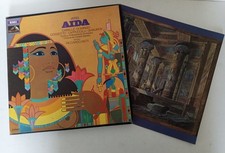 Verdi Aïda , coffret 3 disques, 33 tours, 1976, vynils en très bon état 