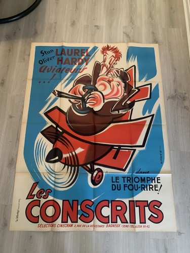 Ancienne affiche cinéma - affiche, de