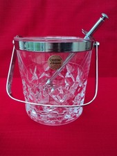 Seau à Glace  + pince - à Glaçons en Cristal d’Arques - France Pas de CALAIS