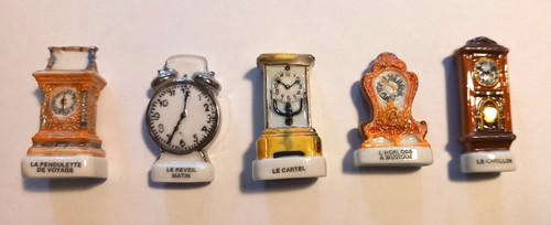 Feves porcelaine horloge - porcelaine, 5