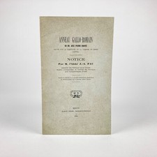 ABBÉ J.-A. PAU : ANNEAU GALLO-ROMAIN EN OR... MARCEL ROCHE, 1881  [ARCHÉOLOGIE]