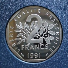 FDC : 2 francs semeuse 1991