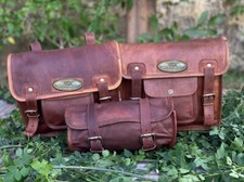 Combinaison en cuir de chameau