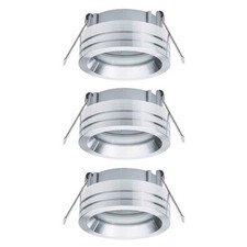 3 X Paulmann Spots Encastrés Set Curl Orientable Alu IP23 Max. 3 X 35W